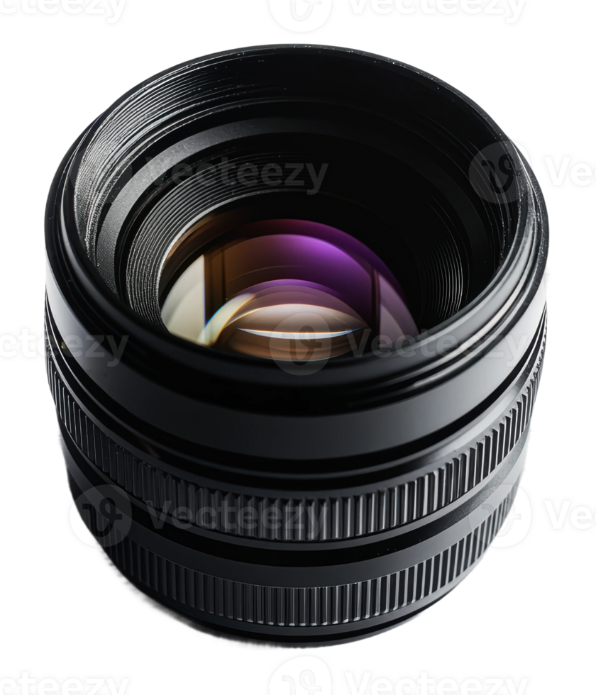 Camera lens showing detailed optical design png
