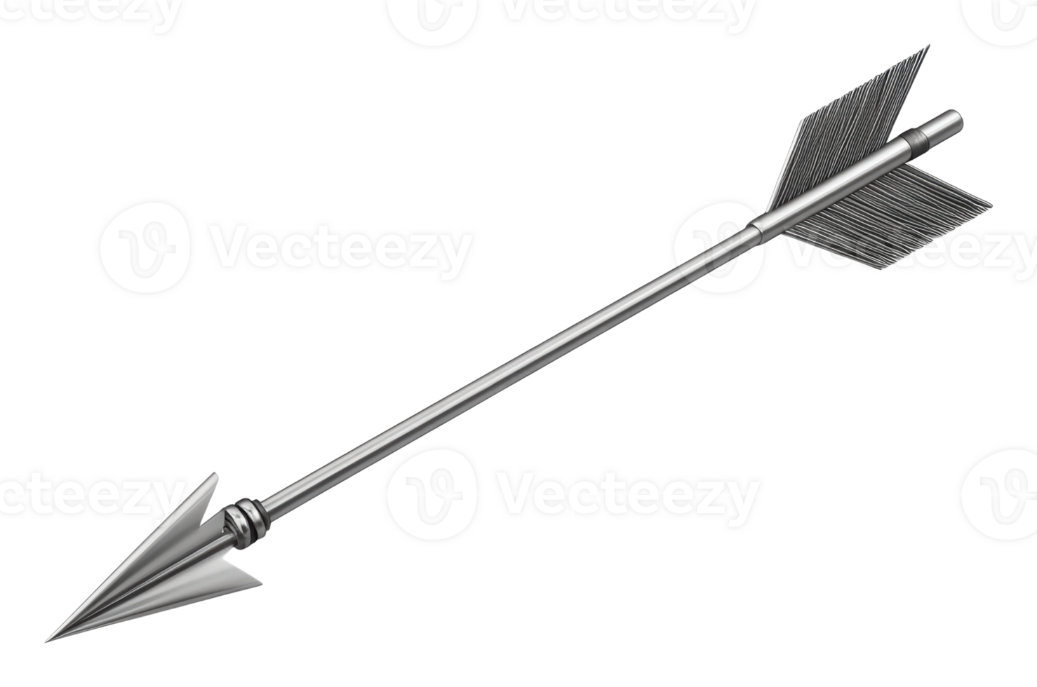Unique design of a modern spear with barbed tip png