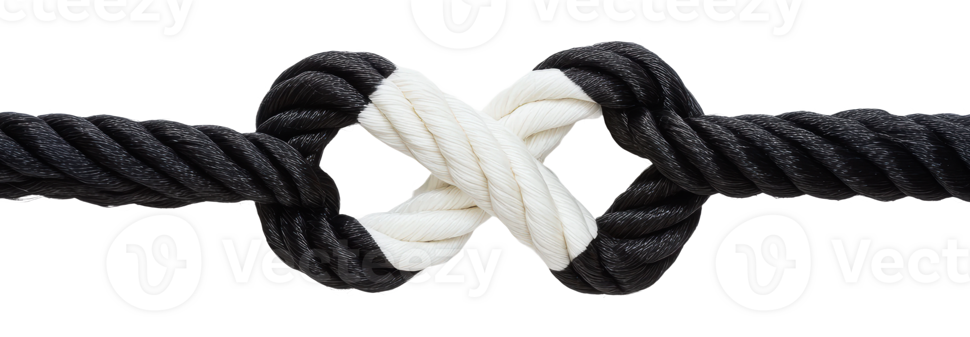 Unique knot tying technique with different ropes png