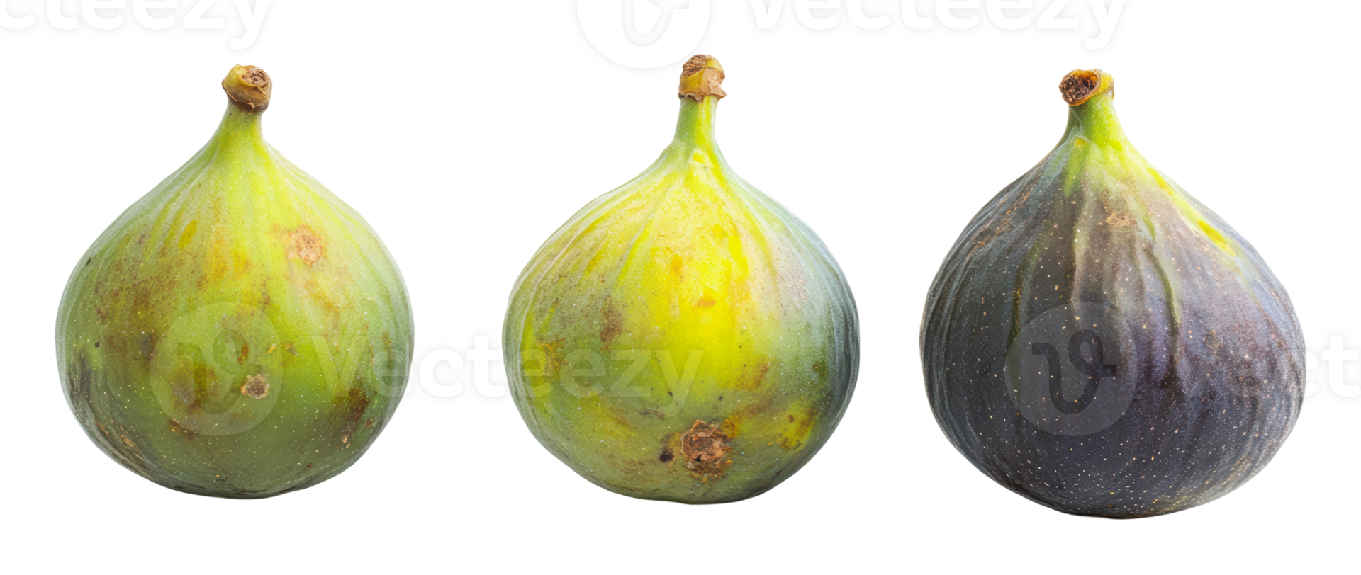 Different varieties of fresh figs on display png