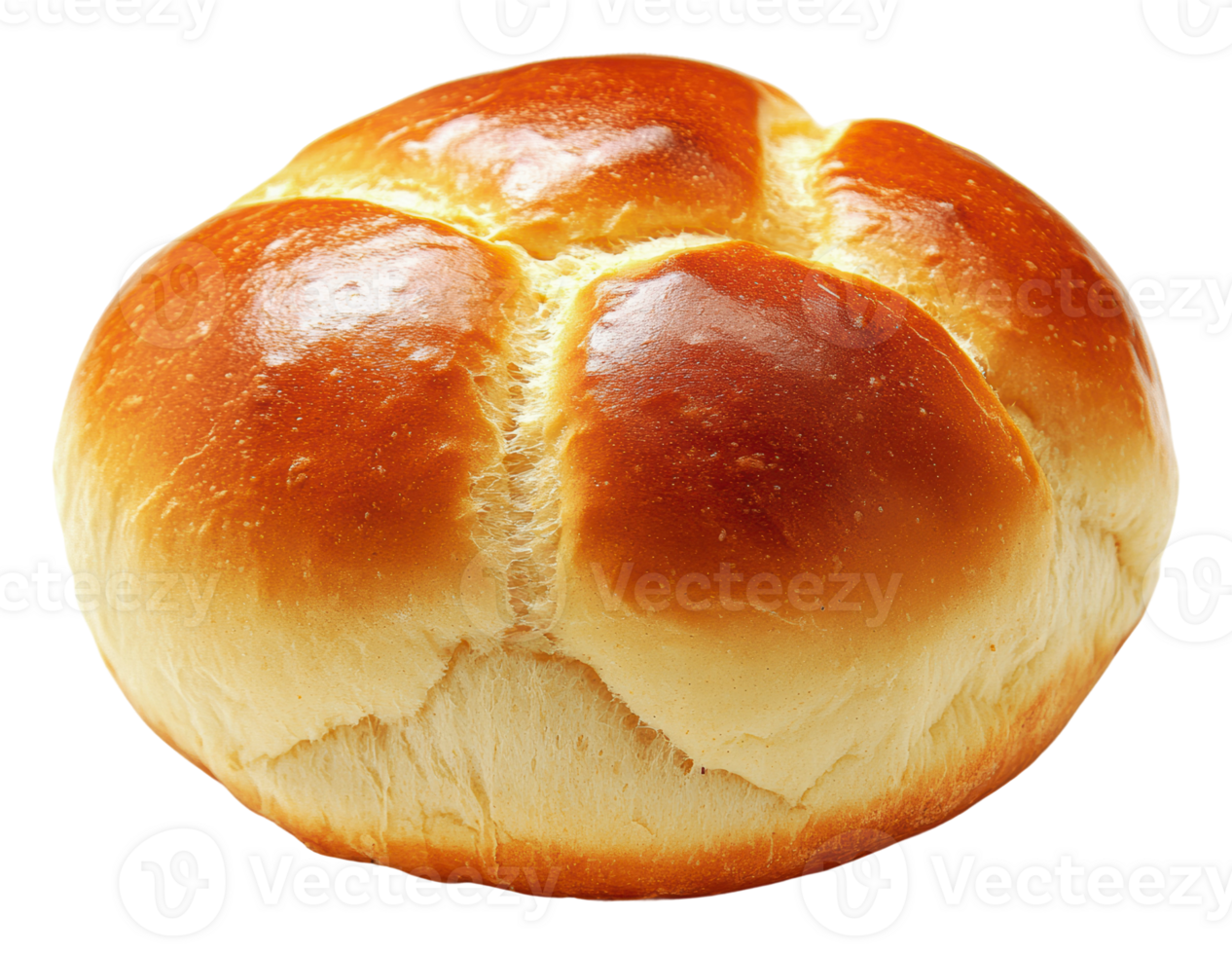 Soft and golden bread roll fresh from the oven png