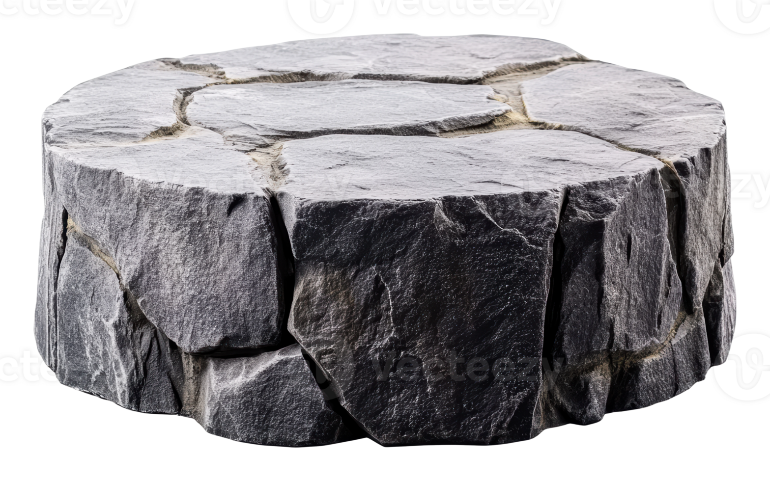Round stone bench ideal for outdoors png