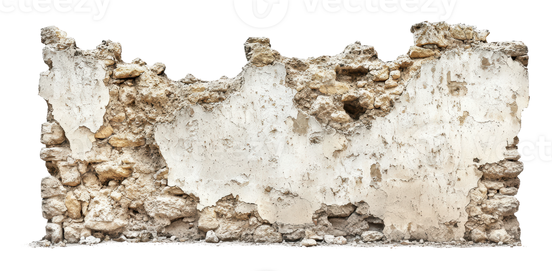 Weathered wall shows ancient history png