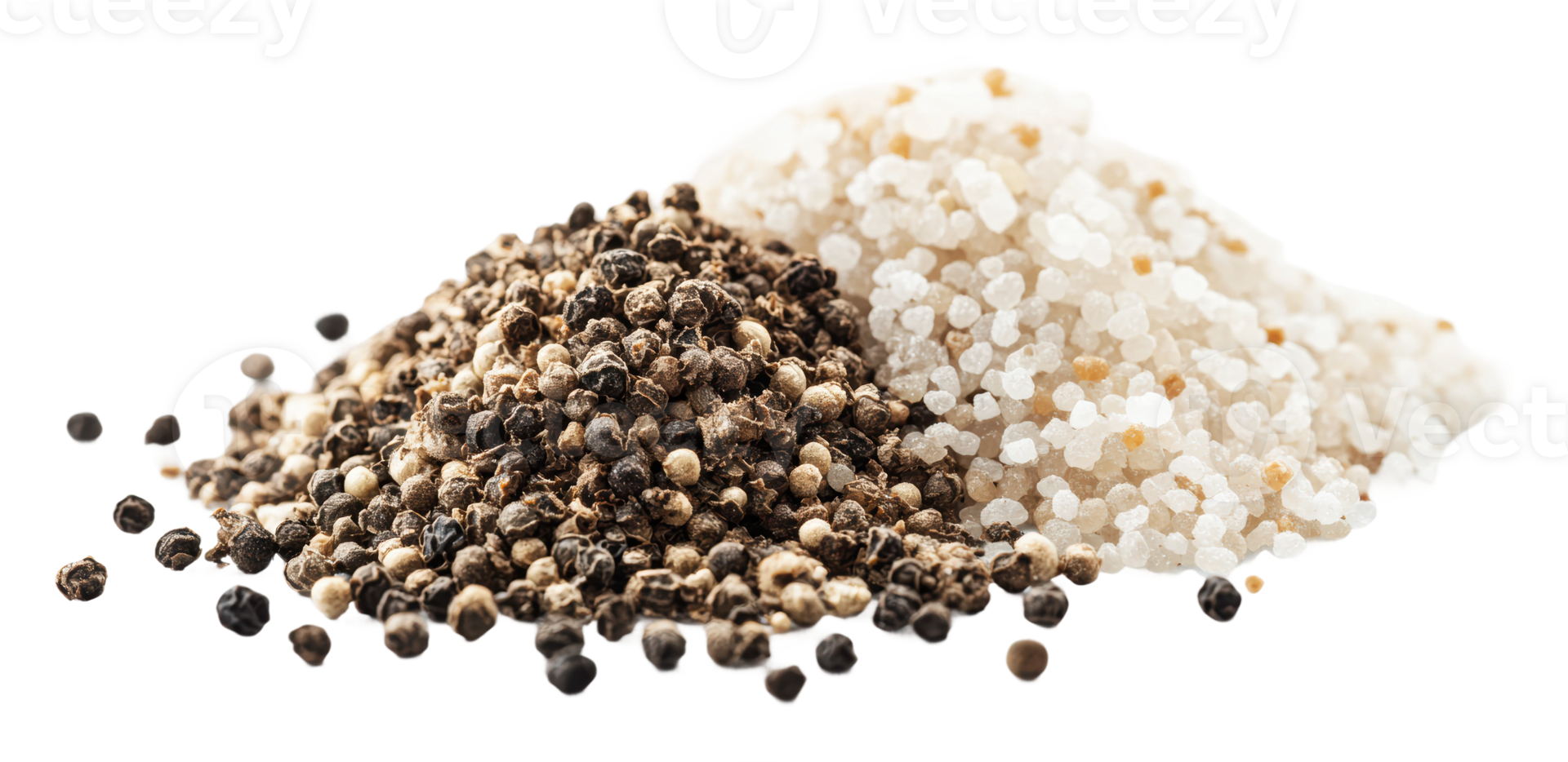 Spices and seasoning blend on white background png