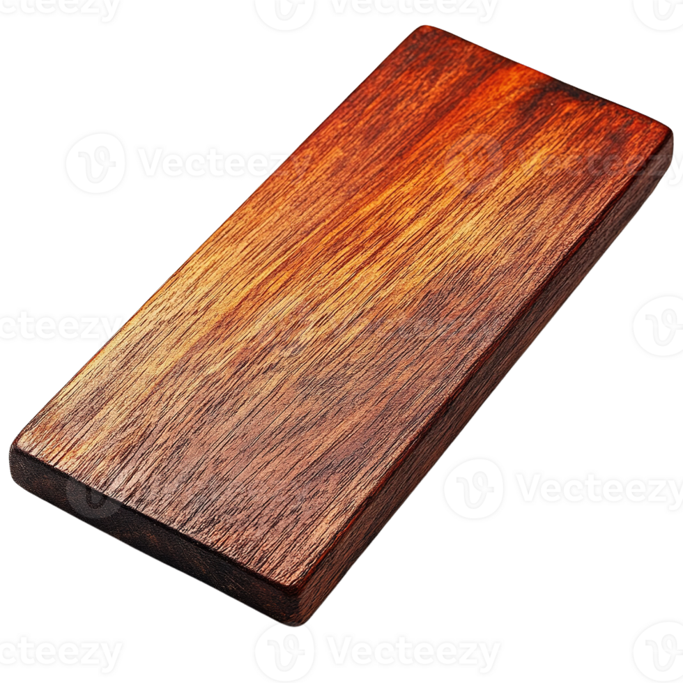 Close-Up of Fine Mahogany Wood Grain Texture on Transparent Background png
