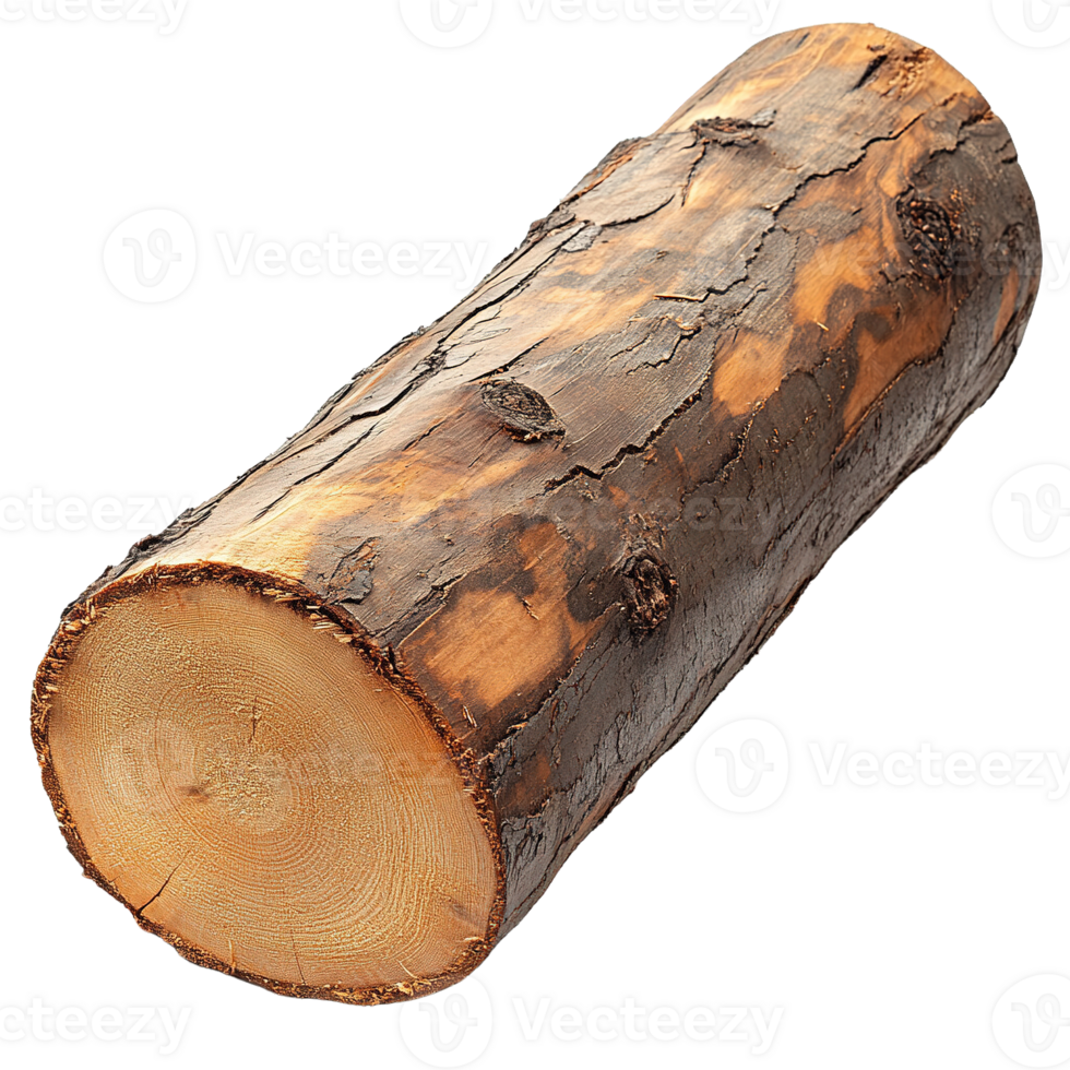 Spruce Log Cross-Sections Highlighting Wood Grain png