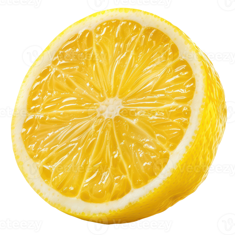 Lemon, clipping path isolate on transparency background png