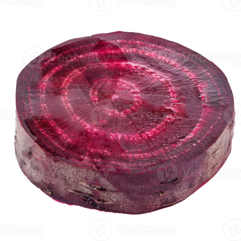 Slice of Beet isolate on transparency background png