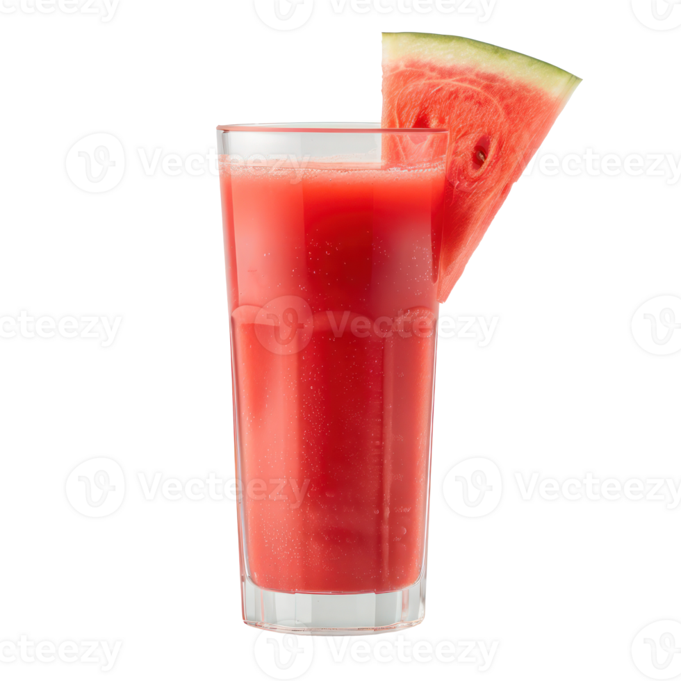 Watermelon juice front view isolate on transparency background png