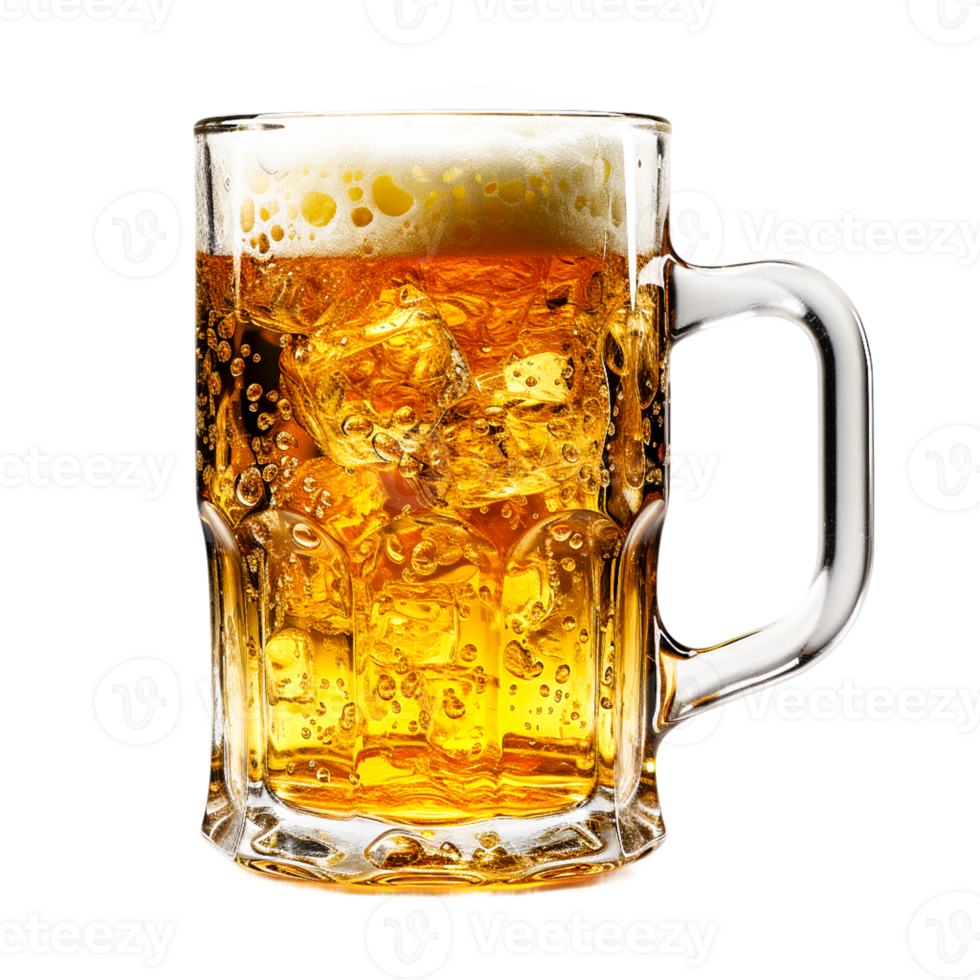 Realistic Food Illustration of a Bear Mug in Format with Transparent Background png
