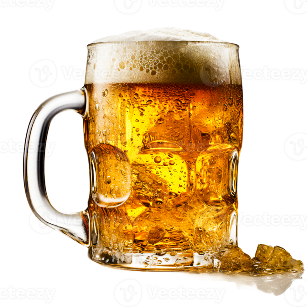 Realistic Isolated Bear Mug Food Illustration Design with Transparent Background png