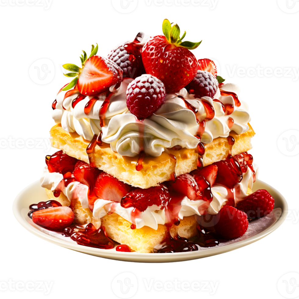 Realistic Isolated Cake Illustration for Food Designs in png