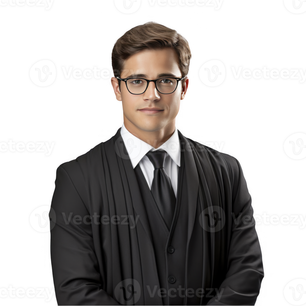 A man in a suit and glasses png