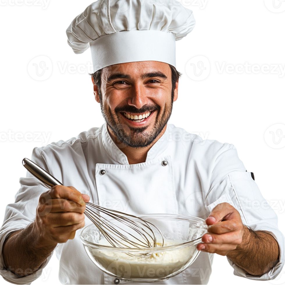 A smiling man holding a bowl of food png