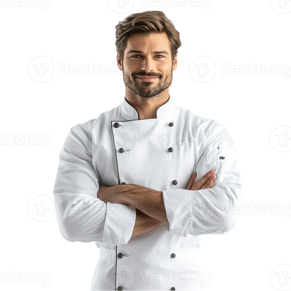 Chef with arms crossed png