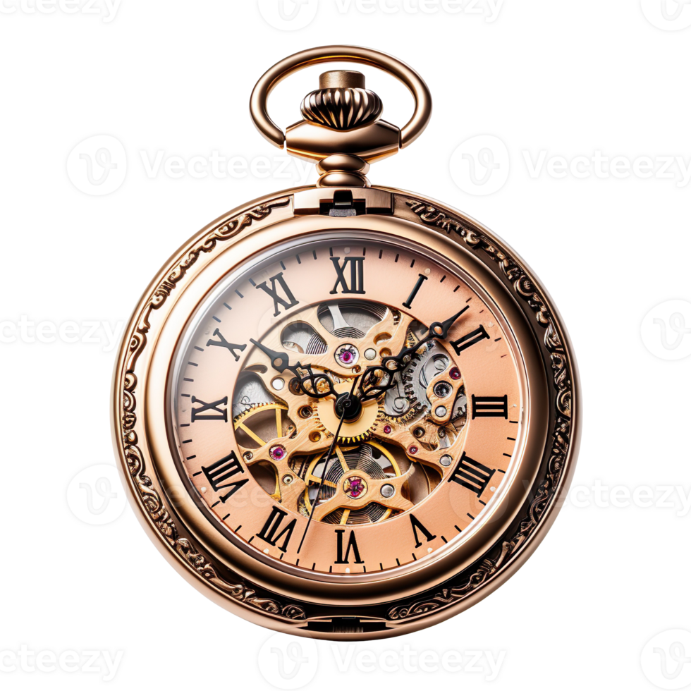 Pocket Watch isolated on transparent background png