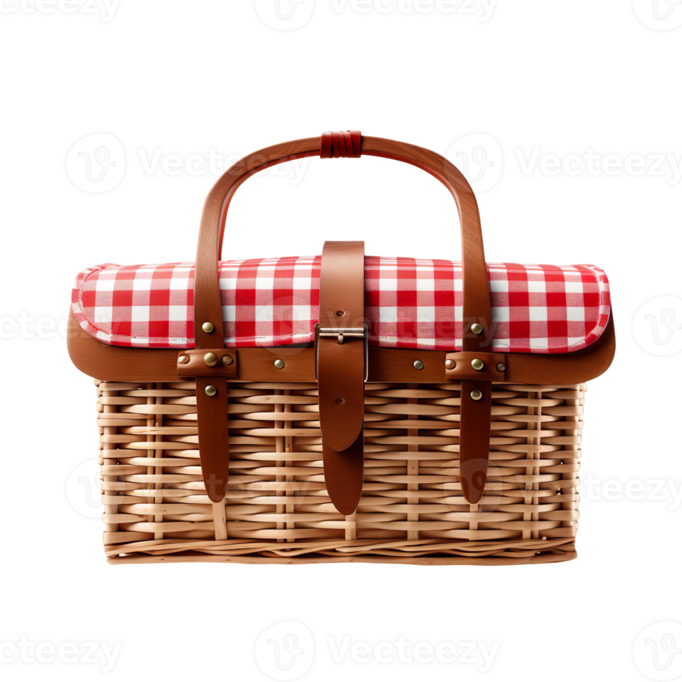Picnic Basket isolated on transparent background png
