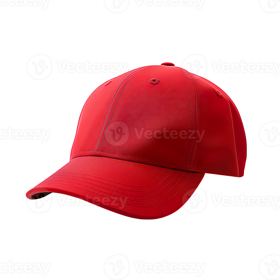 Red cap isolated on transparent background png