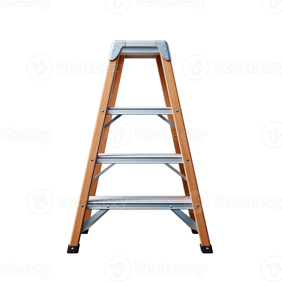 Stepladder isolated on transparent background png