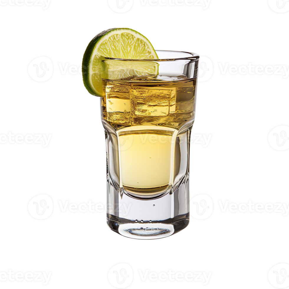 Tequila Shot isolated on transparent background png
