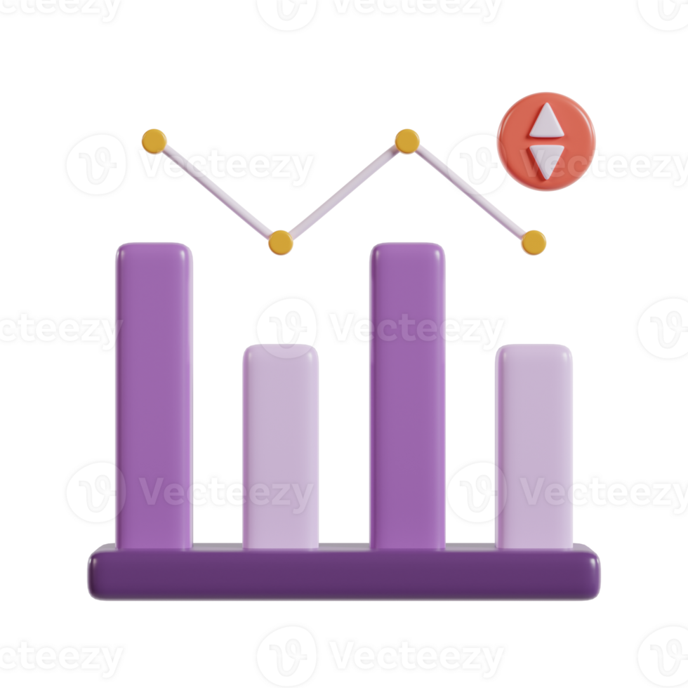 A colorful bar graph with a line chart overlay, representing data analysis. png