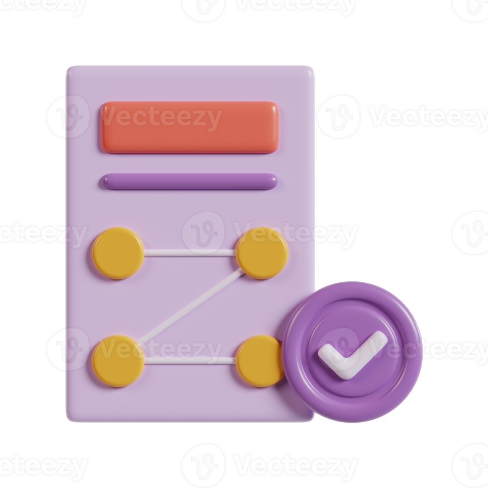 A colorful graphic design featuring buttons and a checkmark, symbolizing task completion. png