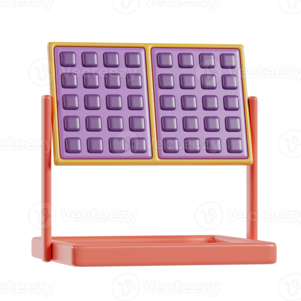 A toy-like game board with two panels featuring a grid of squares for matching activities. png