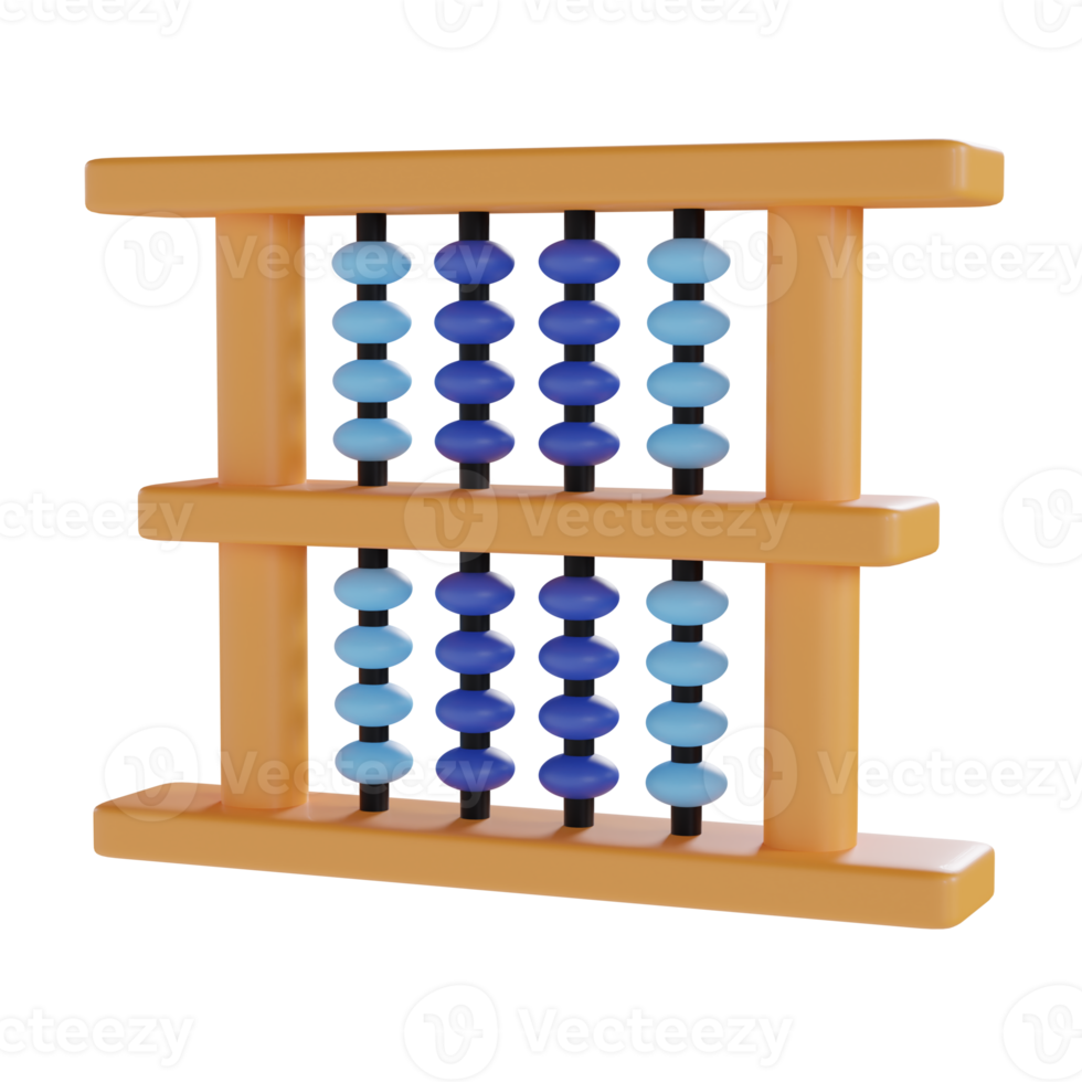 A colorful wooden abacus used for counting and teaching basic arithmetic skills. png