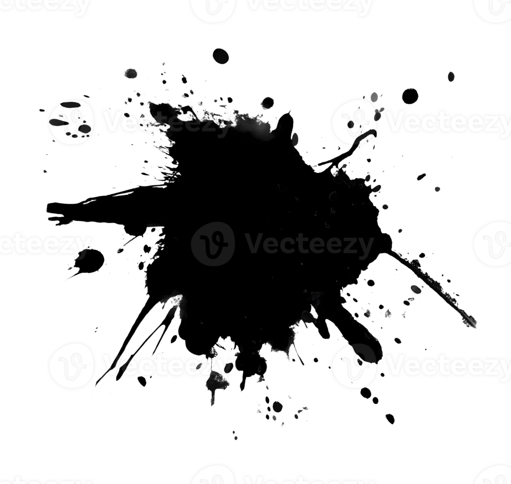 Spray splash isolated on transparent background png
