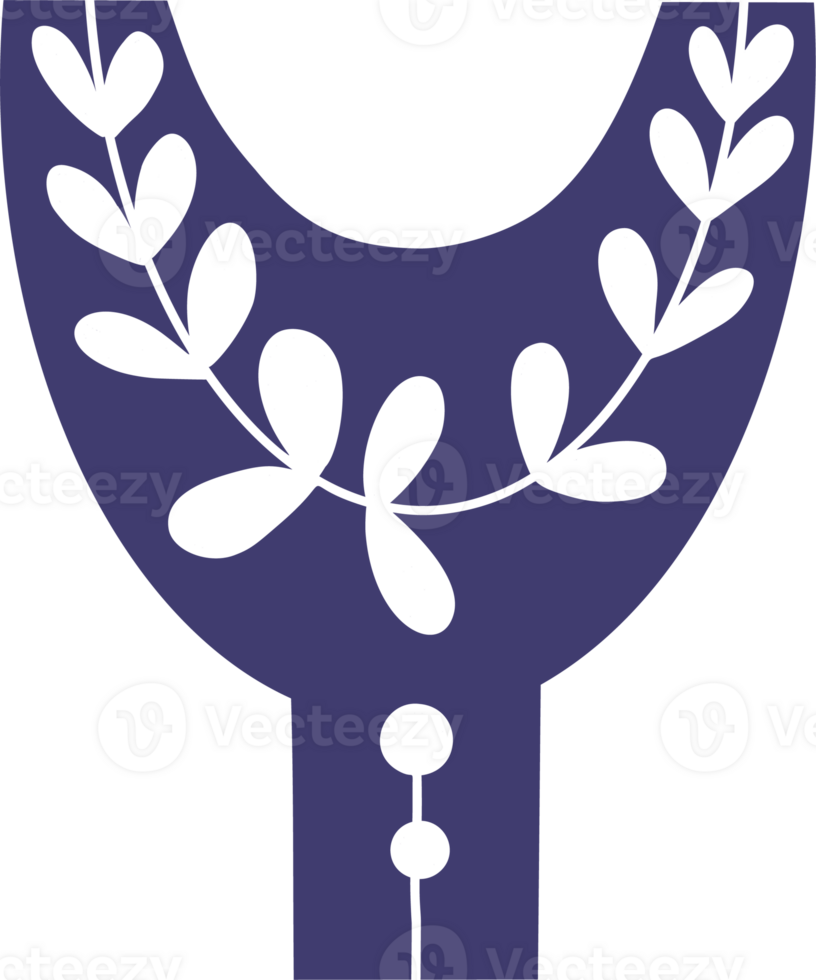 Decorative Botanical letter lettering Y png