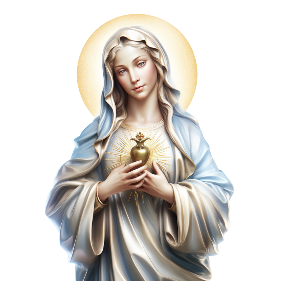 Sacred Heart Virgin Mary in Spiritual png