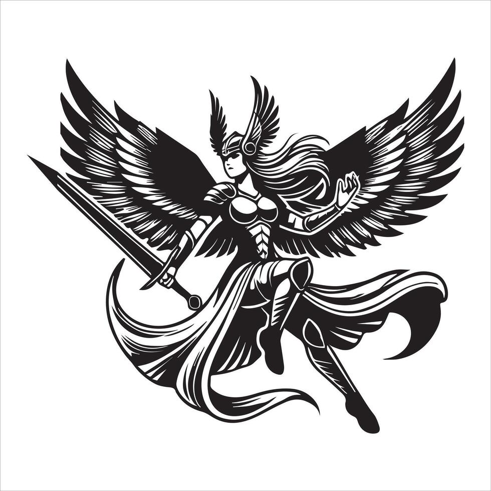 Majestic Dragons in Flight Clipart vector