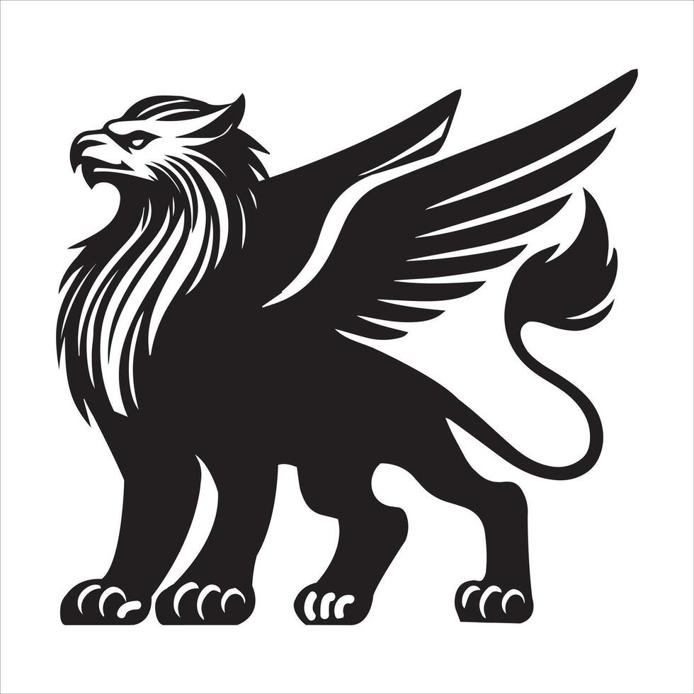 Legendary Chimera in Fierce Combat Illustration vector