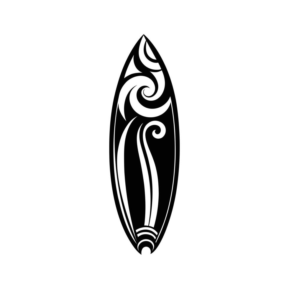 Modern Surfboard Illustration for Design vector