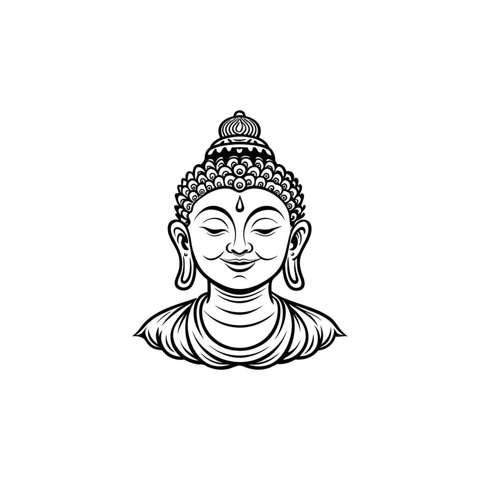 Lotus Buddha Religion Clipart Design vector