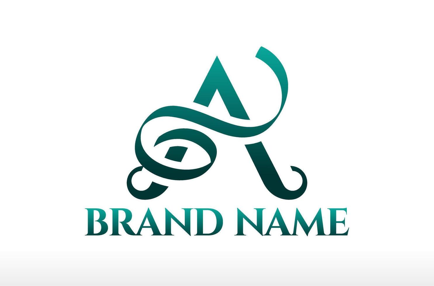 Letter A Art and Artistic Logo Design Icon Symbol Illustrations Logo design that can use in many Art and Fashion business company and agency vector