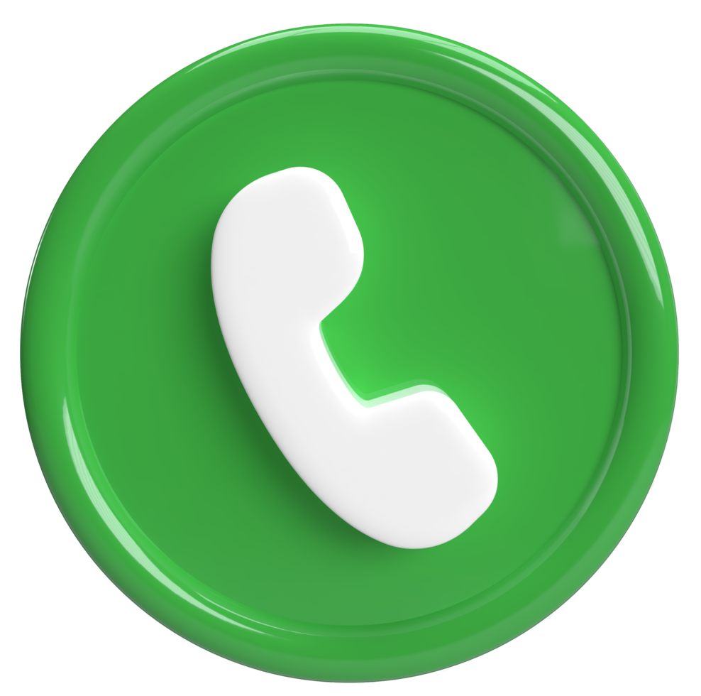 phone calling 3d render icon png