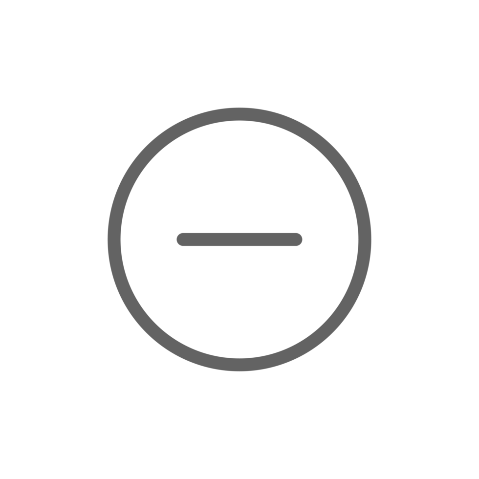 Minus Button Icon png