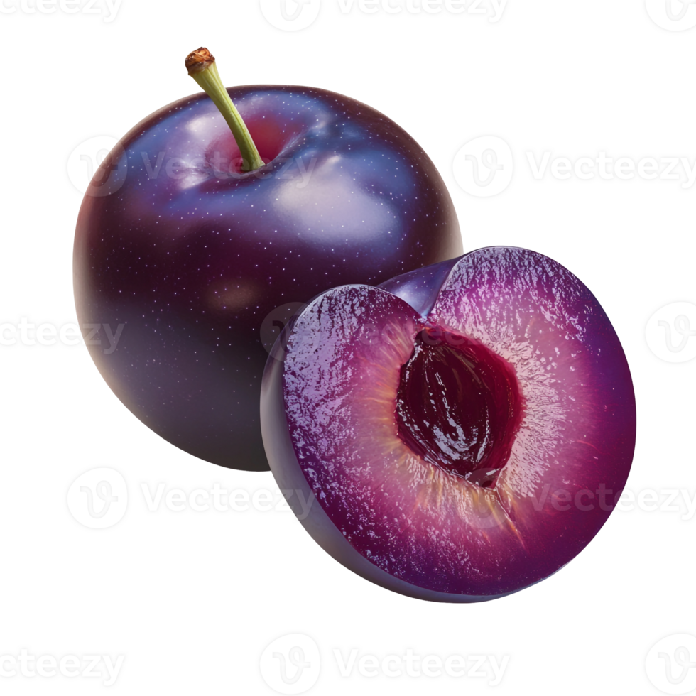 Ripe Purple Plum png