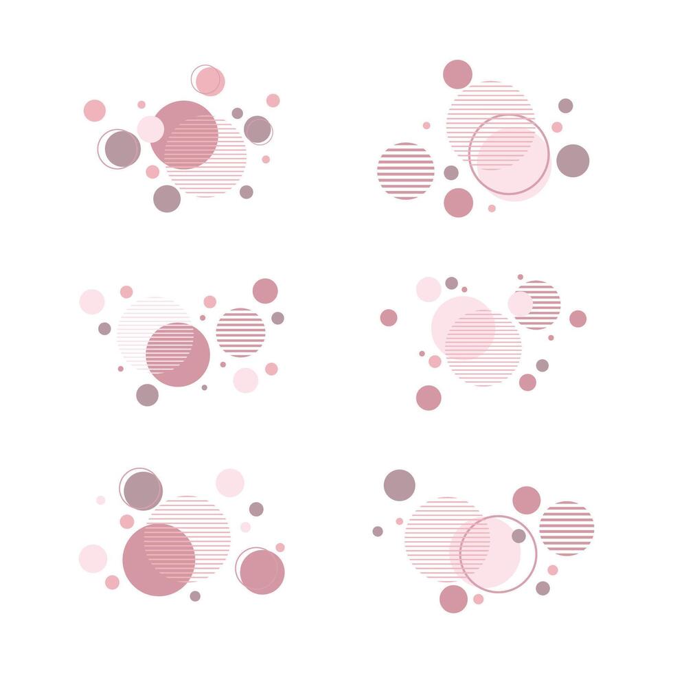 Abstract blob hipster texture isolated illustration. vector