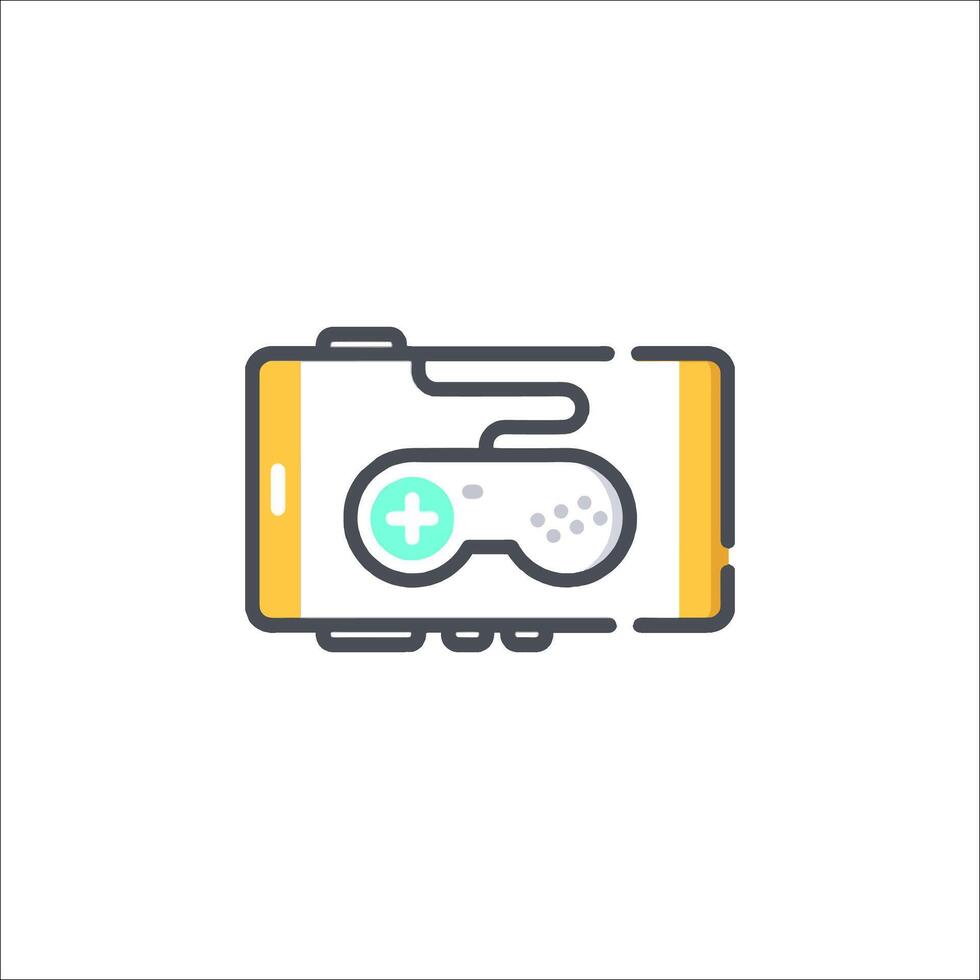 A game controller icon on a white background vector