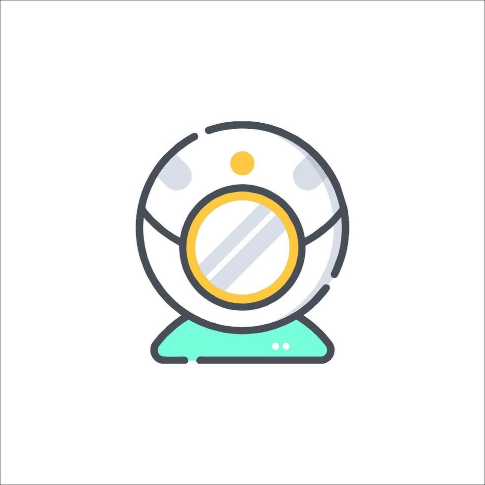 A web camera icon on a white background vector