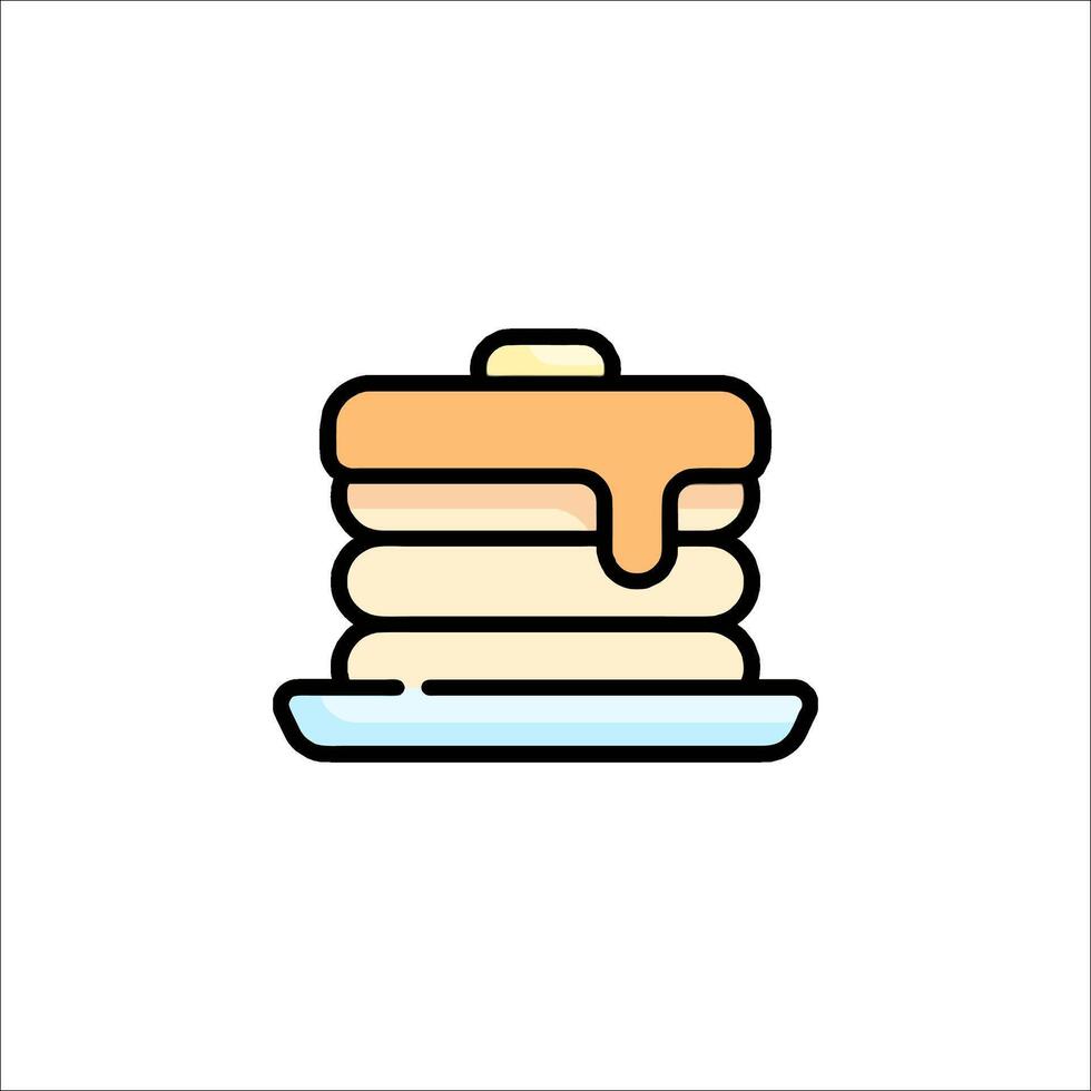Pancakes icon illustration vector