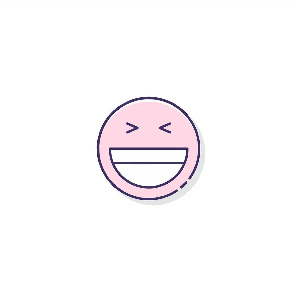 A smiley face icon with a smiley face vector