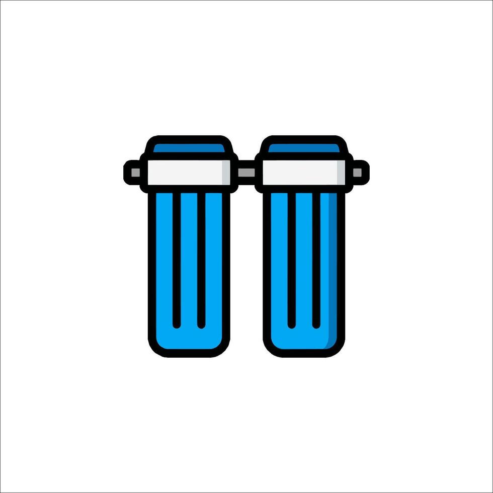 Water filter icon illustration vector