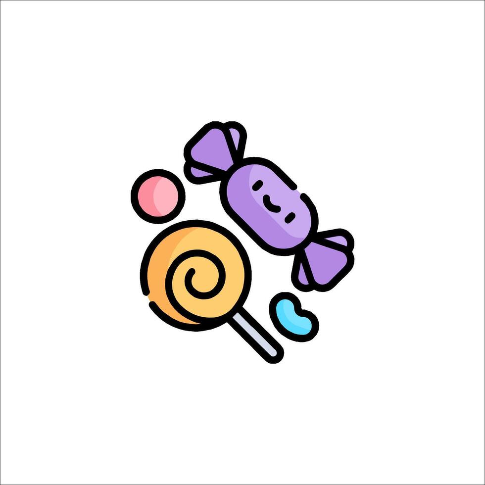 Candy icon illustration vector