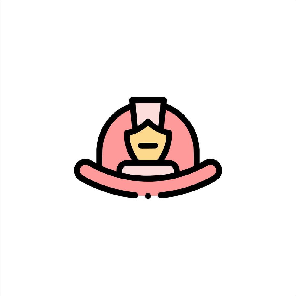 A pink hat with a crown on it vector