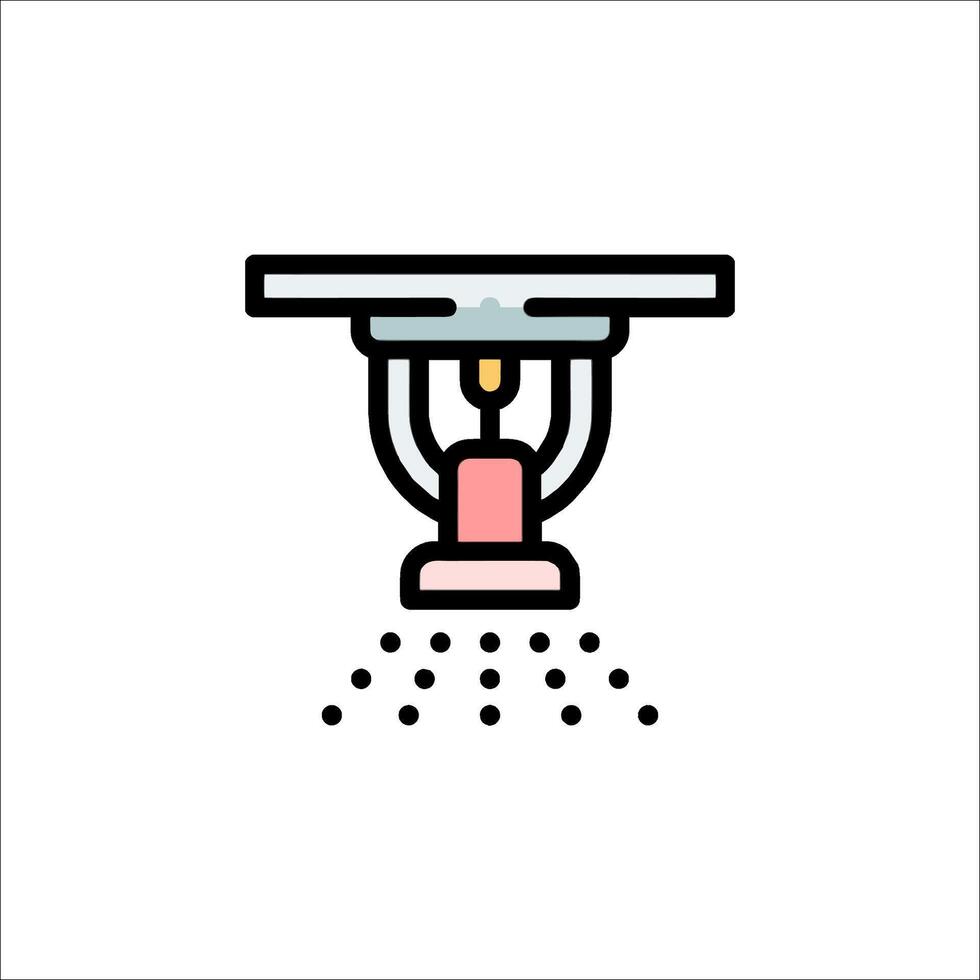 A shower head icon on a white background vector