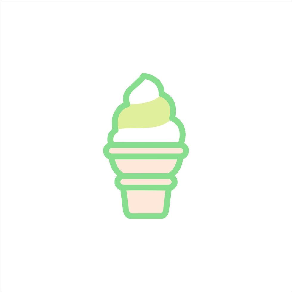 ice cream icon illustration vector