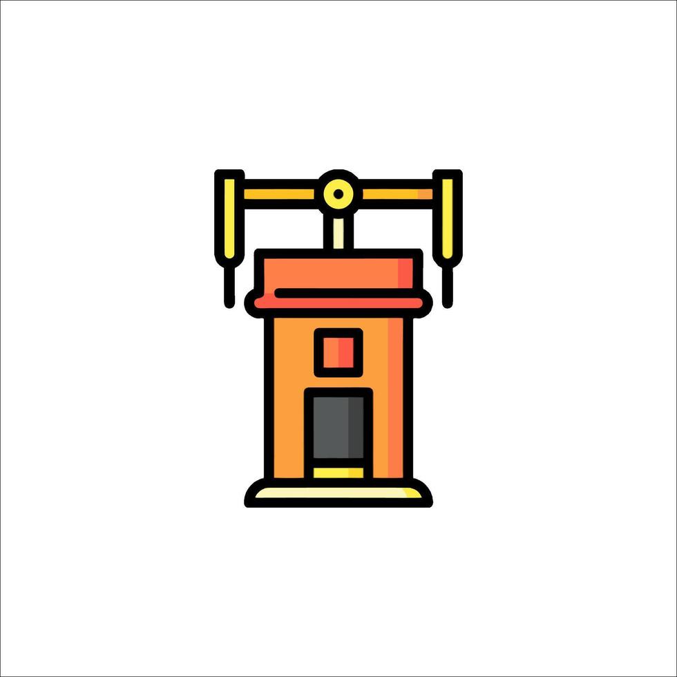 oil pump icon illustration vector